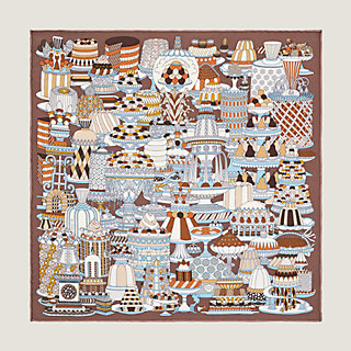 La Patisserie Francaise scarf 45 | Hermès Netherlands